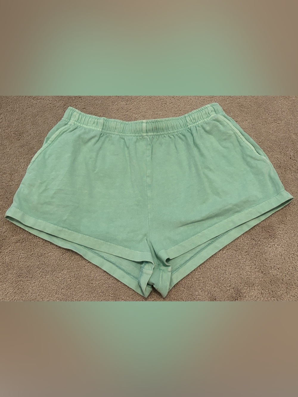American Eagle Outfitters Light Teal Women’s Small Green Lounge Shorts Pockets